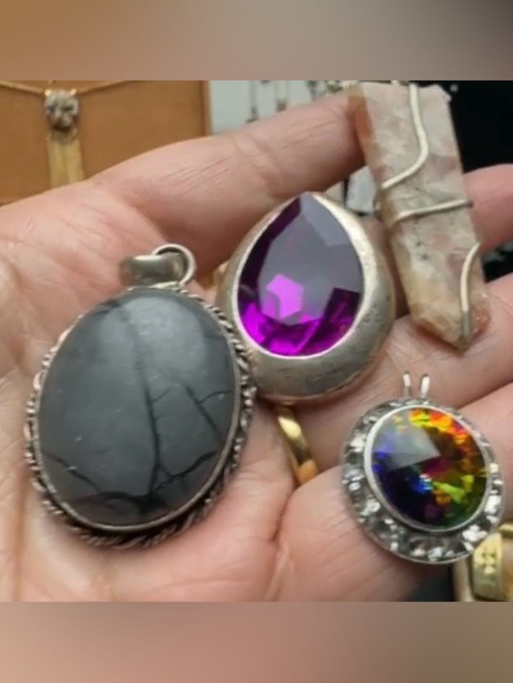 Stone Pendant Collection